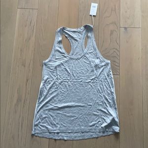 Tory Burch grey jersey tank size S, NWT!